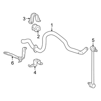 Lexus OE - Front Suspension - Stabilizer Bar & Components (With Active Stabilizer Suspension)