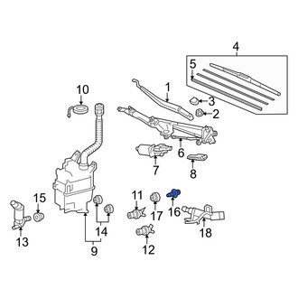 Lexus OE - Washer Fluid Level Sensor