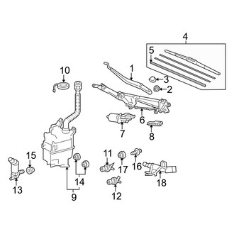 Lexus OE - Windshield - Wiper & Washer Components