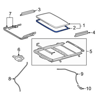 Lexus OE - Sunroof Seal