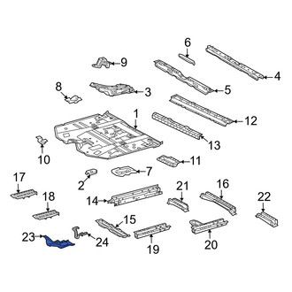 Lexus OE - Front Floor Pan Heat Shield