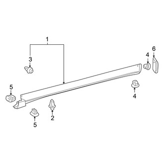 Lexus OE - Pillars, Rocker & Floor - Exterior Trim