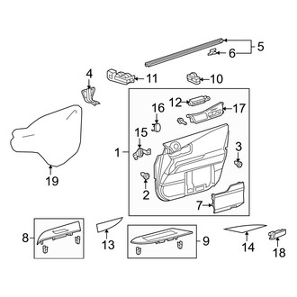 Lexus OE - Front Door - Interior Trim