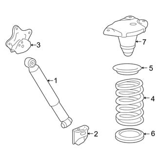 Lexus OE - Rear Suspension - Shocks & Components (FWD)