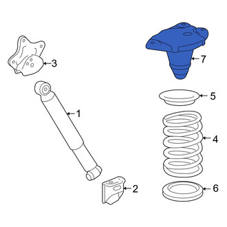 Lexus OE - Front Upper Coil Spring Insulator