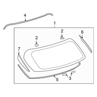 Lexus OE - Lift Gate - Glass