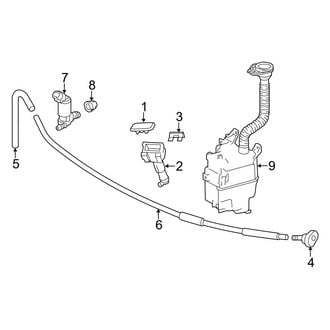 Lexus OE - Front Lamps - Washer Components