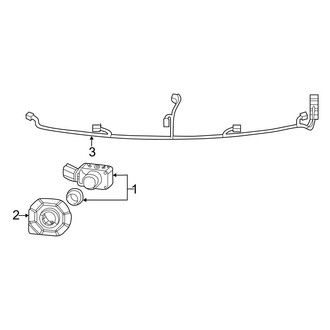 Lexus OE - Front Bumper - Electrical Components (F Sport Design / F Sport Handling)