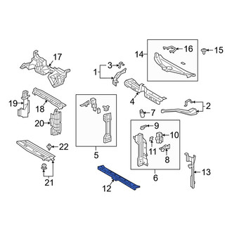 Lexus OE - Front Lower Radiator Support Tie Bar