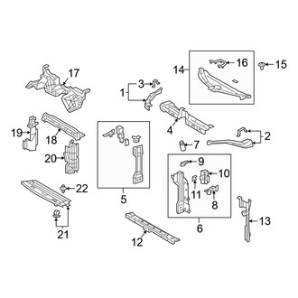 Lexus OE - Radiator Support