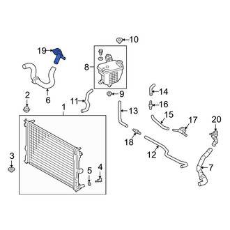 Lexus OE - Engine Coolant Inlet Flange
