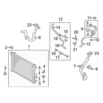 Lexus OE - Cooling - Radiator & Components