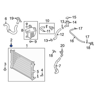 Lexus OE - Upper Radiator Insulator