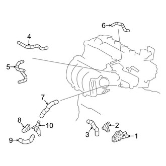 Lexus OE - Cooling - Hoses & Pipes