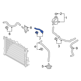 Lexus OE - Drive Motor Inverter Radiator Hose