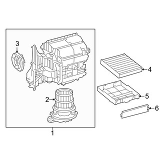 Lexus OE - Air Conditioner & Heater - Blower Motor & Fan
