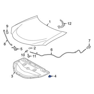 Lexus OE - Hood Insulation Pad Clip