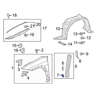 Lexus OE - Fender Insulator Clip