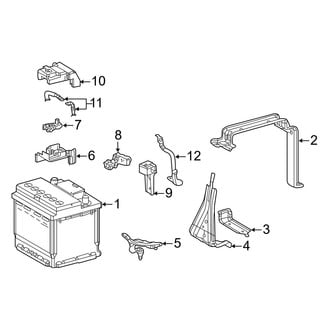 Lexus OE - Electrical - Battery (250H, Conventional), (Base / F Sport)