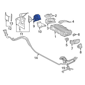 Lexus OE - Drive Motor Battery Pack Cooling Fan Assembly