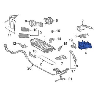 Lexus OE - Lower Drive Motor Battery Pack Cover