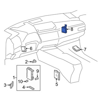 Lexus OE - Wiper Motor Relay