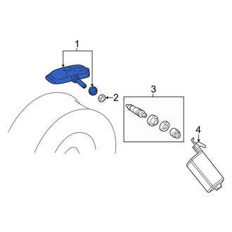 Lexus OE - Tire Pressure Monitoring System (TPMS) Sensor