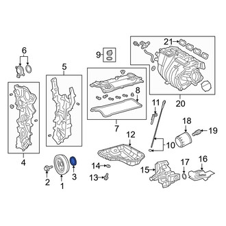 Lexus OE - Front Engine Crankshaft Seal