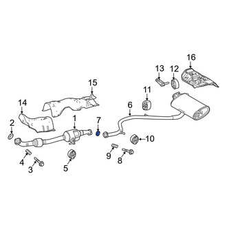 Lexus OE - Rear Rearward Catalytic Converter Gasket