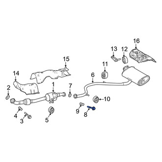 Lexus OE - Rear Exhaust Bolt