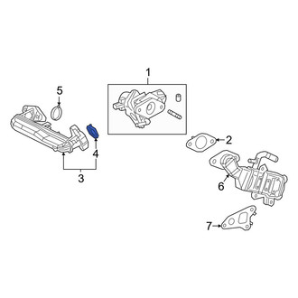 Lexus OE - Exhaust Gas Recirculation (EGR) Tube Gasket