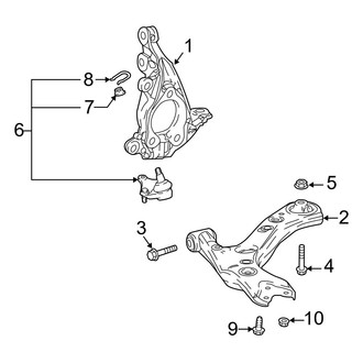 Lexus OE - Front Suspension - Suspension Components