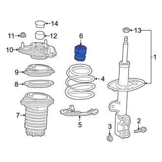 Lexus OE - Front Suspension Strut Bumper
