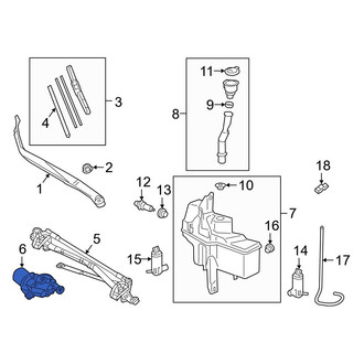 Lexus OE - Front Wiper Motor