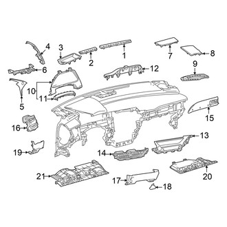 Lexus OE - Instrument Panel Components