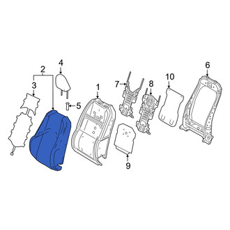 Lexus OE - Front Right Seat Back Cushion Cover