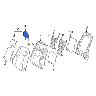 Lexus OE - Front Left Headrest
