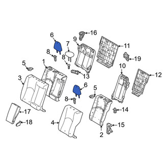 Lexus OE - Rear Outer Headrest