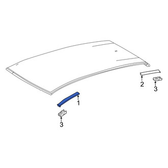 Lexus OE - Front Right Roof Drip Molding