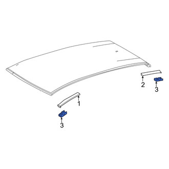 Lexus OE - Roof Drip Molding Clip