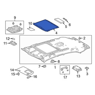 Lexus OE - Sunroof Cover