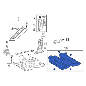 Lexus OE - Front Floor Carpet