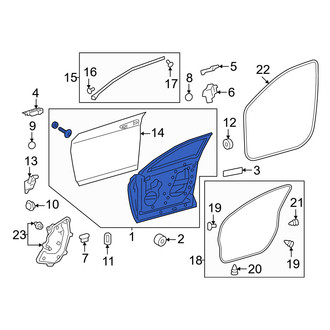 Lexus OE - Front Left Door Shell