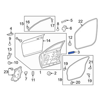 Lexus OE - Door Shell Insulator