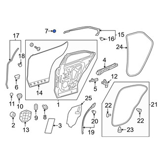 Lexus OE - Rear Door Plug