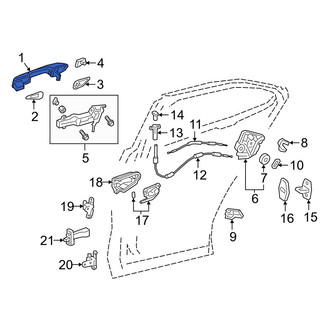 Lexus OE - Rear Right Outer Exterior Door Handle