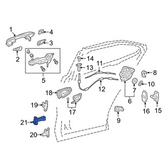 Lexus OE - Front Left Door Check