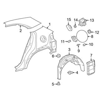 Lexus OE - Quarter Panel & Components