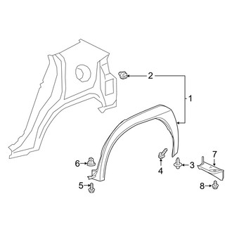 Lexus OE - Quarter Panel - Exterior Trim