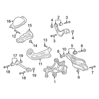 Lexus OE - Rear Suspension - Suspension Components